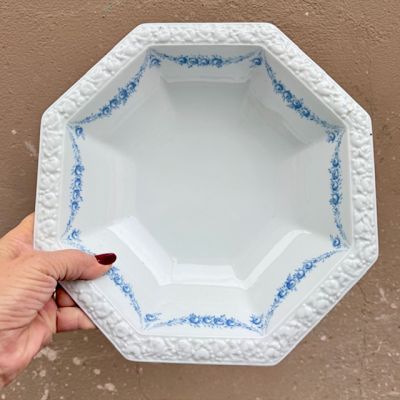 Салатник Rosenthal Classic Rose голубые розы 29 см Германия