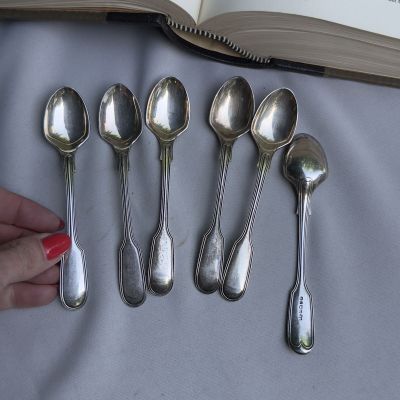 Ложка кофейная 13 см серебрение Франция