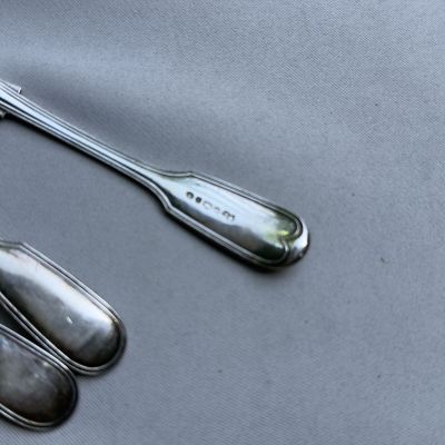 Ложка кофейная 13 см серебрение Франция