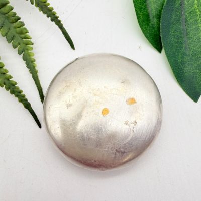 Таблетница 4 см серебро