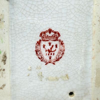 Статуэтка Кошка с котенком пара Wong Lee 19 см фарфор