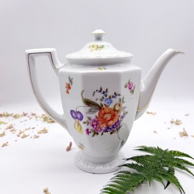 Чайник кофейник Rosenthal Maria Мейсенский букет 1,8 л Германия  