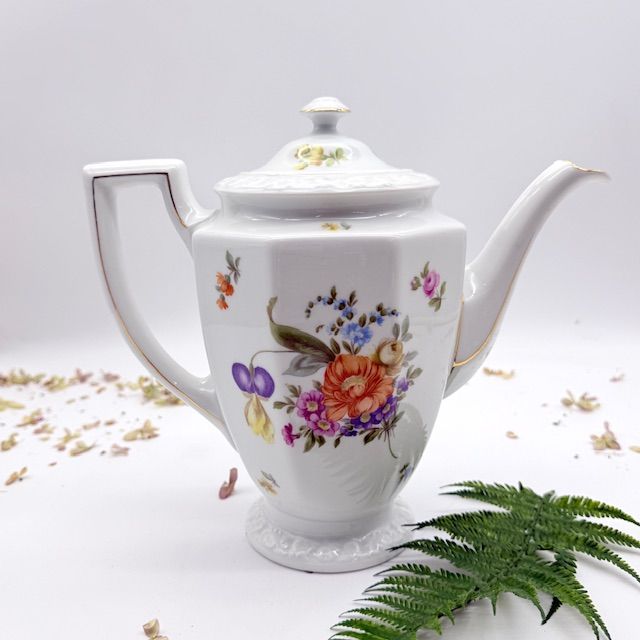 Чайник кофейник Rosenthal Maria Мейсенский букет 1,8 л Германия  