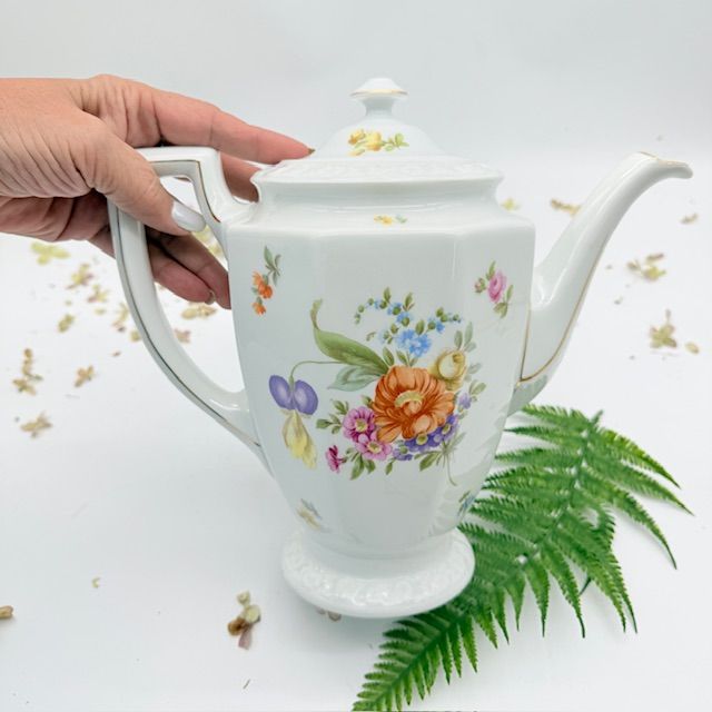 Чайник кофейник Rosenthal Maria Мейсенский букет 1,8 л Германия  