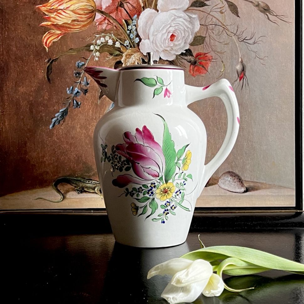 Кувшин с крышкой Тюльпан KG Luneville 1,2 л Франция