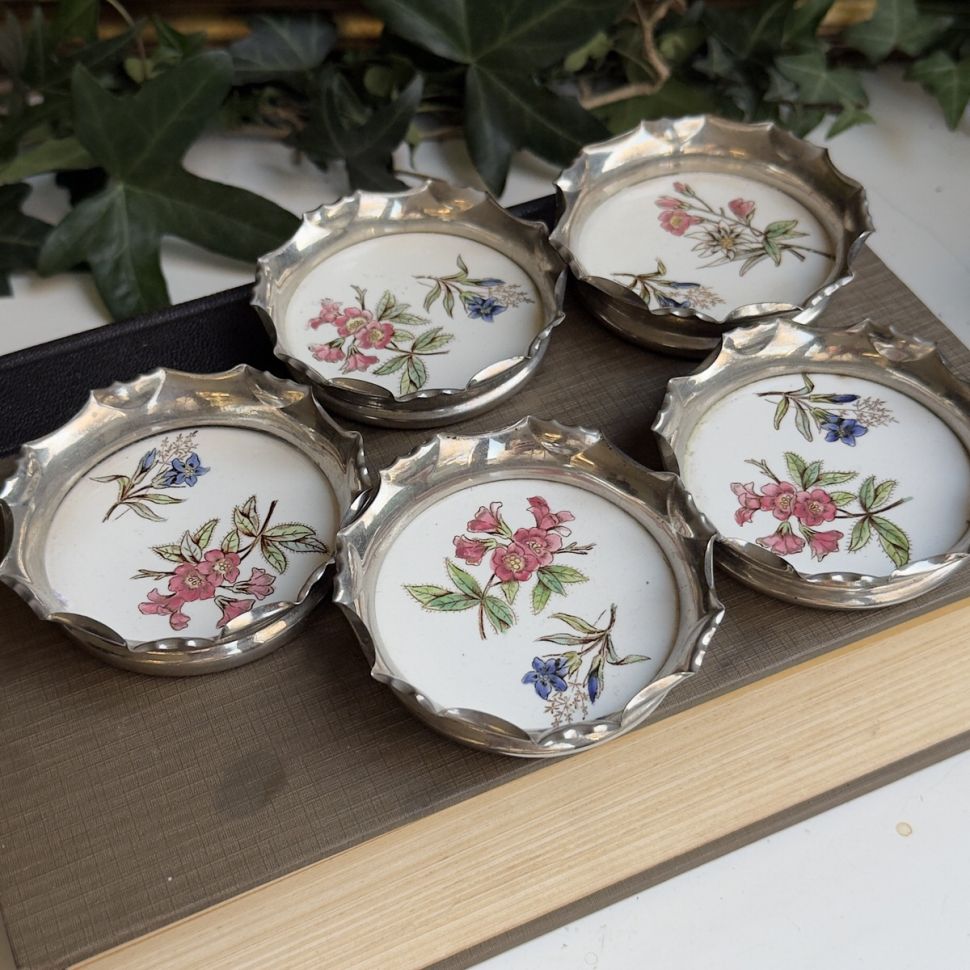 Блюдце подставка под бокал Эдельвейс керамика 