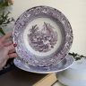 Тарелка глубокая Maastricht Petrus Regout Lasso 24 см Голландия 1870 г.г.