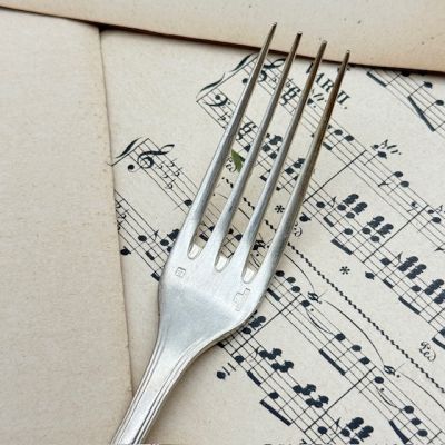 Вилка столовая Christofle America 21 см серебрение Франция