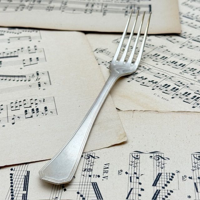 Вилка столовая Christofle America 21 см серебрение Франция