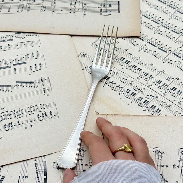 Вилка столовая Christofle America 21 см серебрение Франция