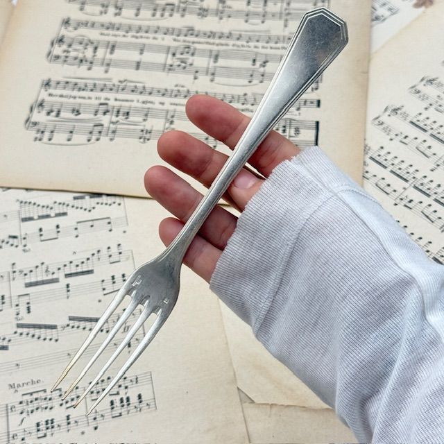 Вилка столовая Christofle America 21 см серебрение Франция