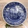 Тарелка Блюдо Посадка картофеля Delft Blaw 29 см Голландия
