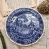 Тарелка Блюдо Посадка картофеля Delft Blaw 29 см Голландия