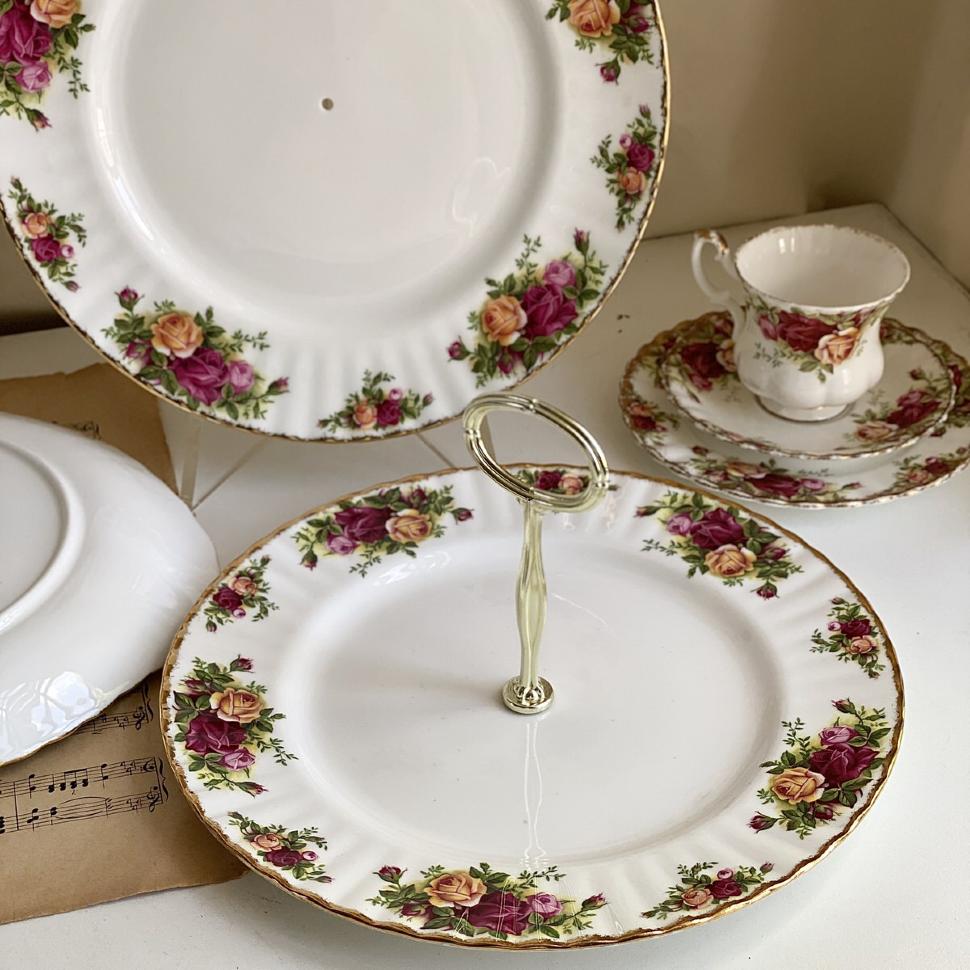 Менажница 27 см ROYAL ALBERT 1962 Old Country Roses