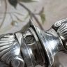 Ложка и вилка набор сервировочный 28 см серебро Франция