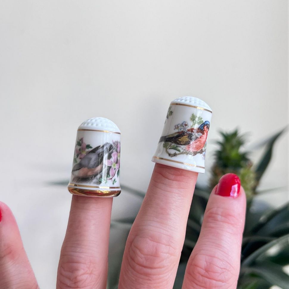 Наперсток Franklin Porcelain 1979 г. набор 2 шт.