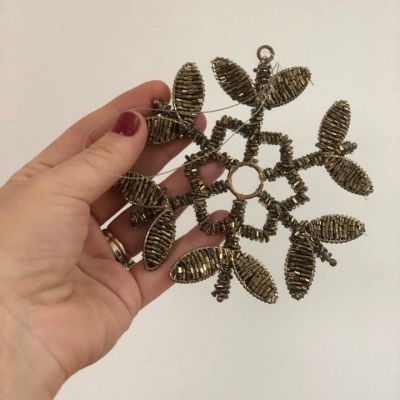 Елочное украшение Снежинка