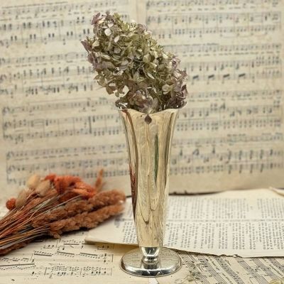 Ваза 22 см мельхиор серебрение