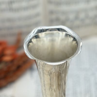 Ваза 22 см мельхиор серебрение