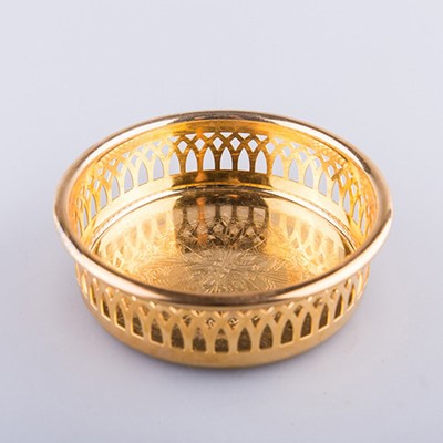 Подставка для бутылки позолота