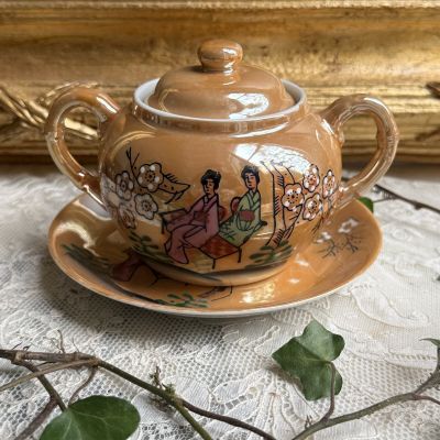 Молочник Две Гейши 180 мл фарфор Япония