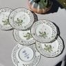 Тарелка Svaneholm № VIII Somnium Solstitiale Bellis Perennis 17 см фарфор Швеция