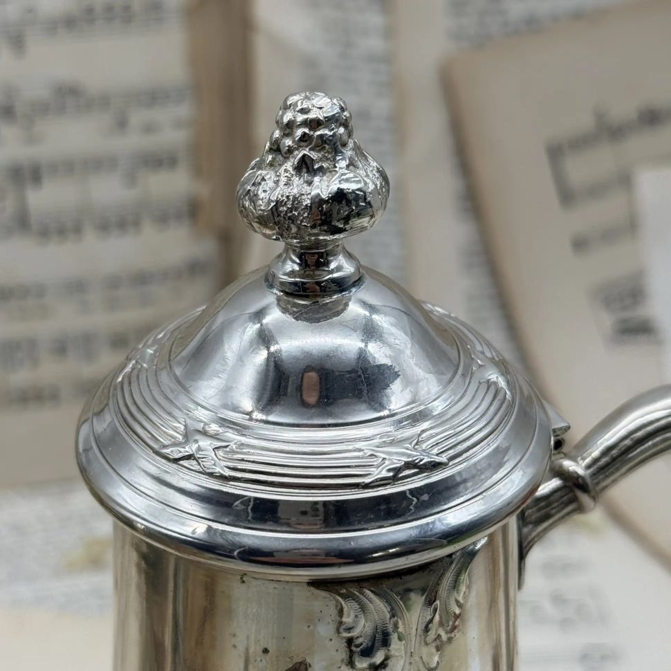 Чайник кофейник 1л  серебрение Франция