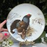 Тарелка Franklin Porcelain Птицы 23 см фарфор Франция 1984 г