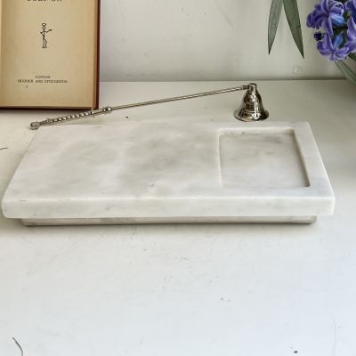 Доска сервировочная 26 см мрамор