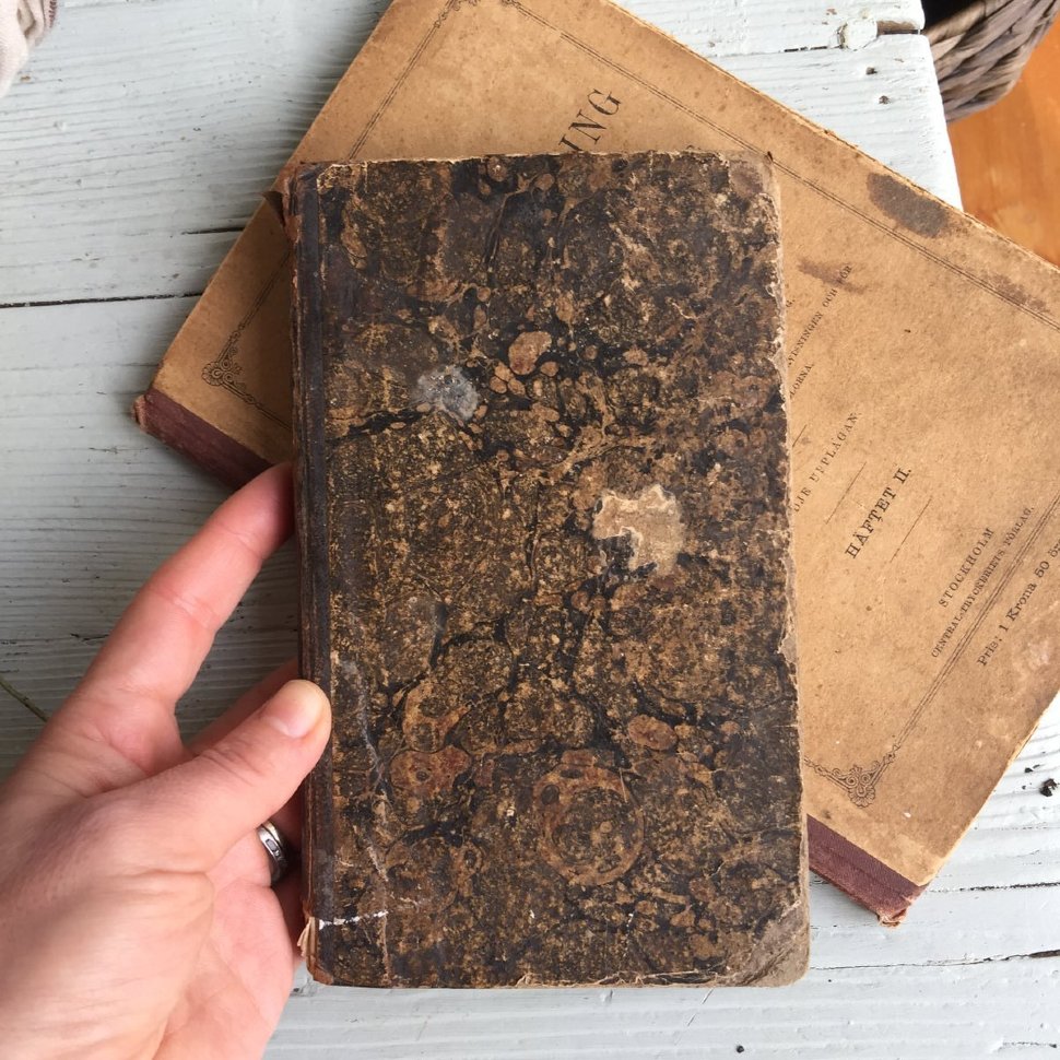 Книга Biblisk Historia 1846 год