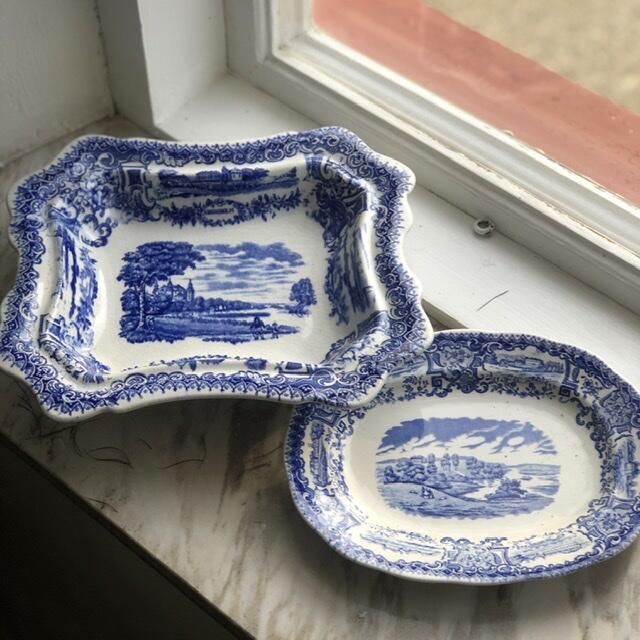 Набор 2-х старинных блюд Rorstrand SS