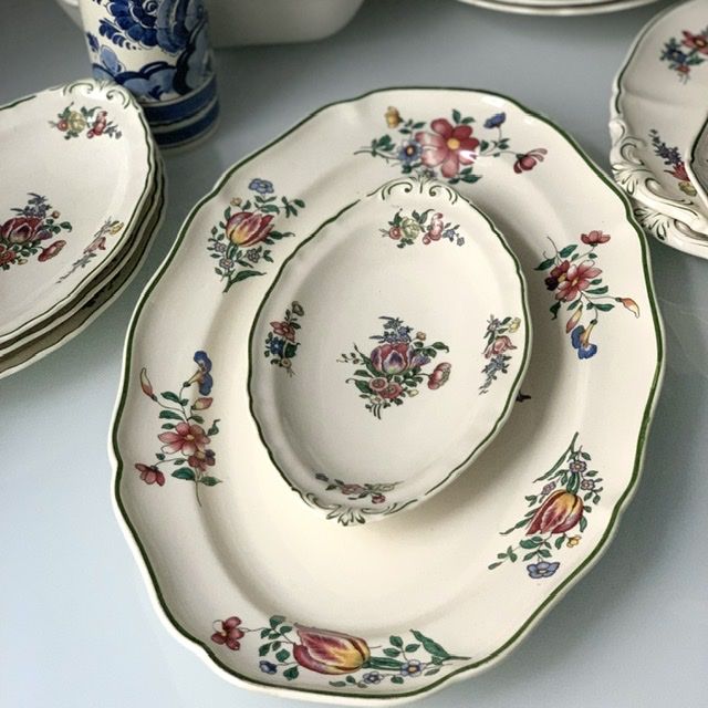 Блюдо Alt Strassburg ВиллеройБох 40 см фарфор Германия 