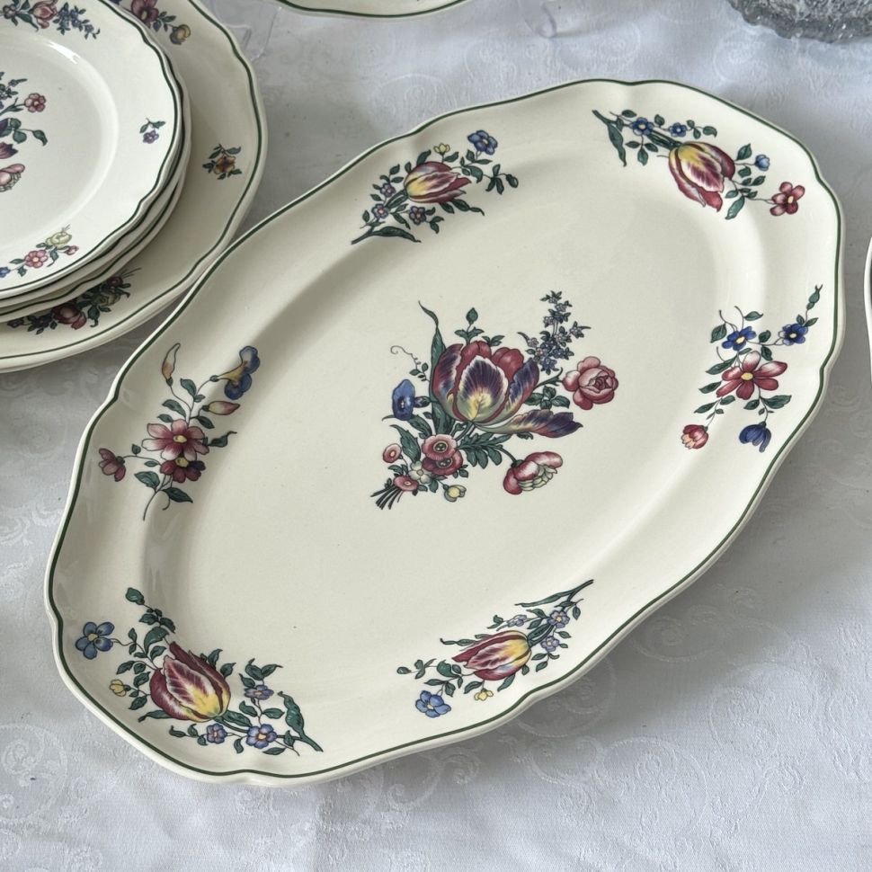 Блюдо Alt Strassburg ВиллеройБох 40 см фарфор Германия 