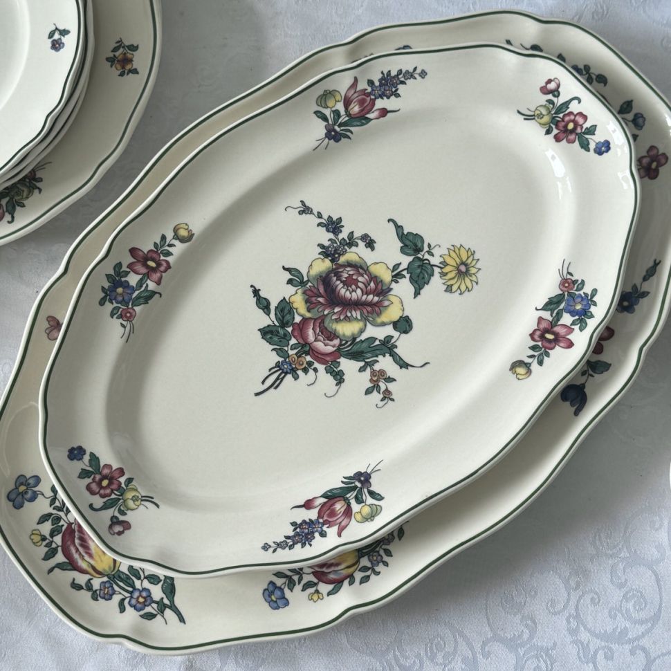 Блюдо Alt Strassburg ВиллеройБох 40 см фарфор Германия 