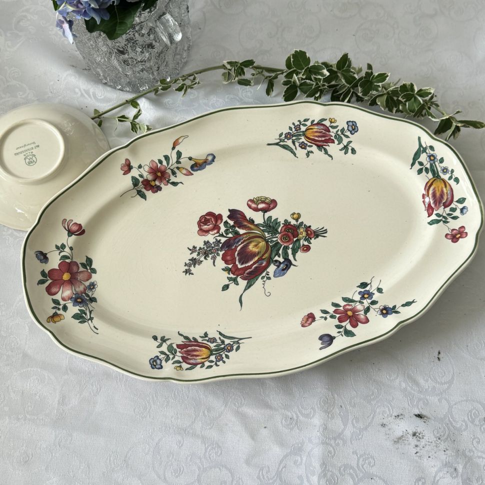 Блюдо Alt Strassburg ВиллеройБох 40 см фарфор Германия 