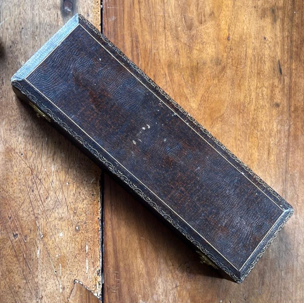 Нож столовый 24 см металл кость Франция