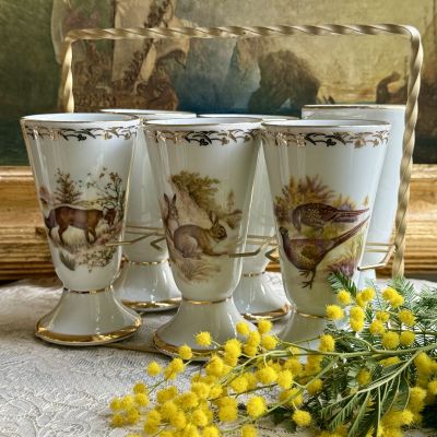 Мазагран Limoges Лиса 200 мл фарфор Франция