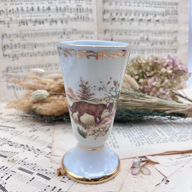 Мазагран Limoges Лиса 200 мл фарфор Франция