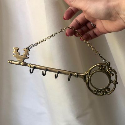 Вешалка крючок Ключ латунь