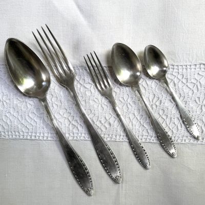 Вилка столовая Christofle 21 см серебрение Франция конец 19 века