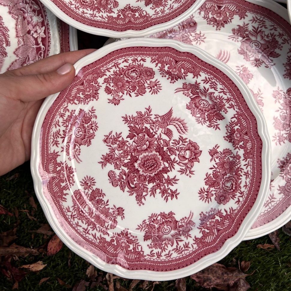 Тарелка ВиллеройБох Fasan красный 20 см Германия