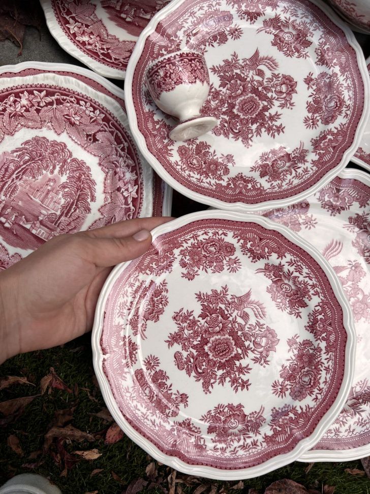 Тарелка ВиллеройБох Fasan красный 20 см Германия