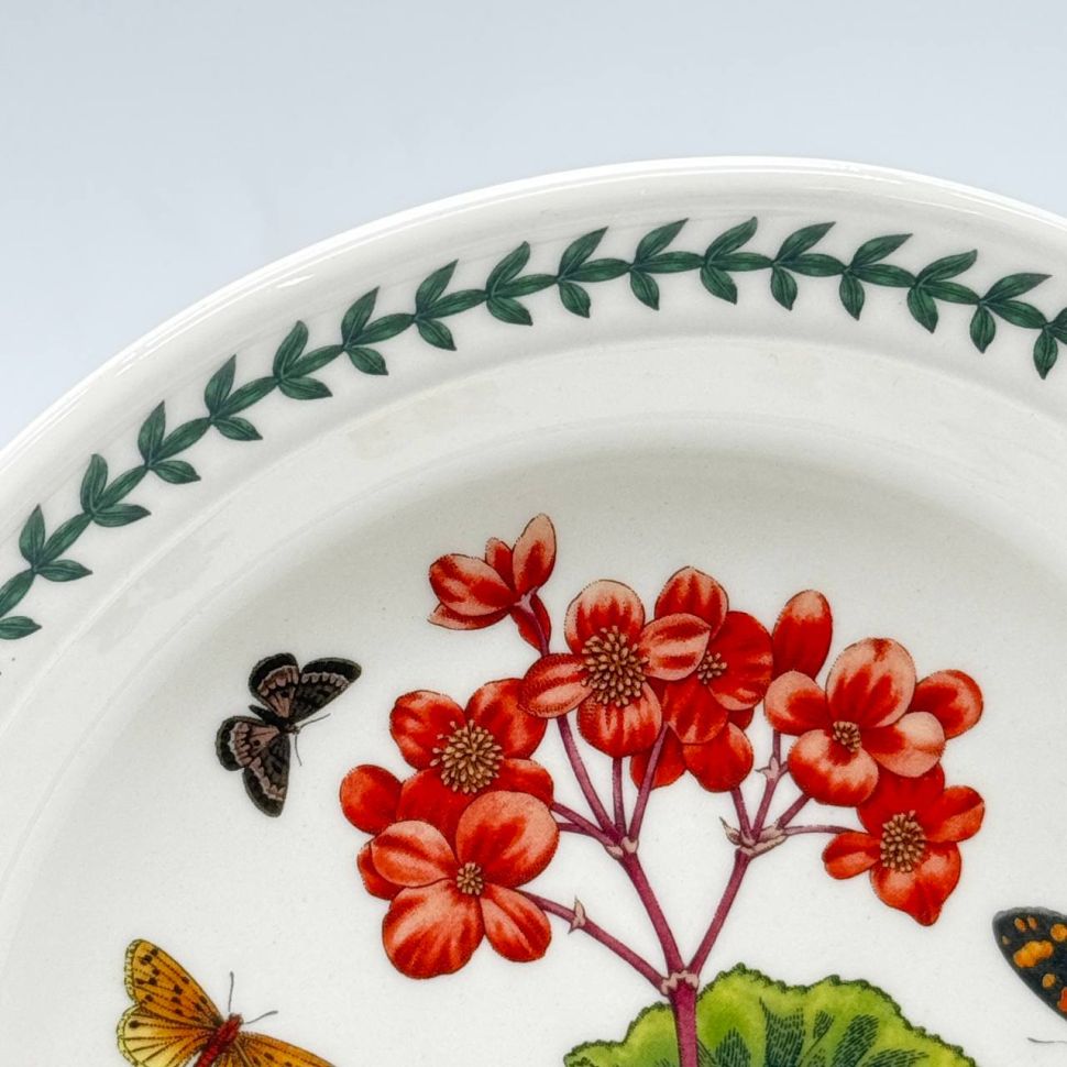 Тарелка Portmeirion Botanic Garden Begoniaceae 22 см Портмерион Англия