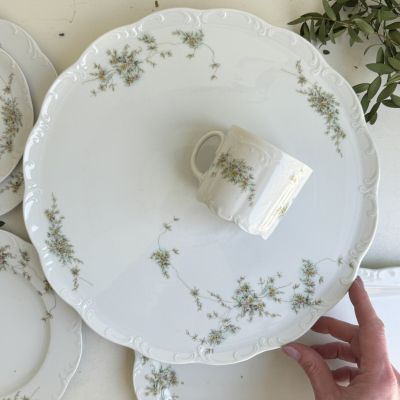 Блюдо для торта Rosenthal Monbijou полевые цветы 31 см Германия