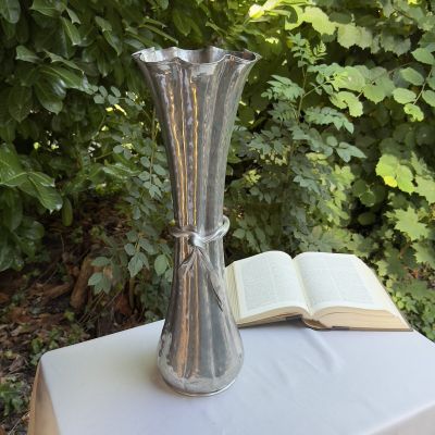 Ваза 54 см ручная работа олово Франция