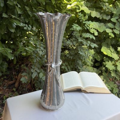 Ваза 54 см ручная работа олово Франция