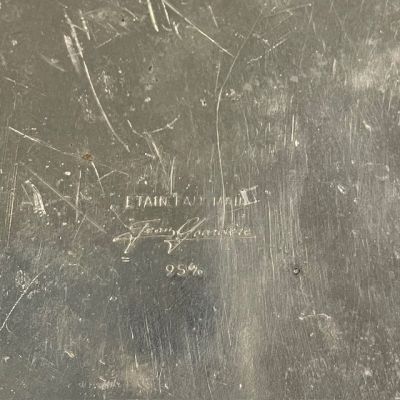 Ваза 54 см ручная работа олово Франция