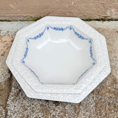 Салатник Rosenthal Classic Rose голубые розы 25 см Германия