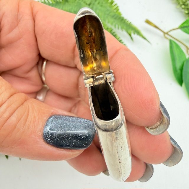 Футляр для спичек Веста 4 см серебро 