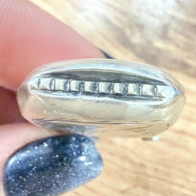 Футляр для спичек Веста 4 см серебро